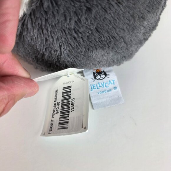 Jellycat Medium Peanut Penguin 9" New with Tags - Picture 3 of 3